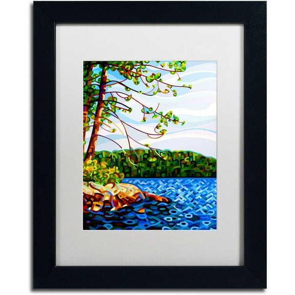 Mandy Budan 'View From Mazengah' Matted Framed Art