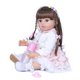 thumbnail image 4 of Muñeco Reborn Decdeal Cabello Blanco y Castaño Rosado, 4 of 7