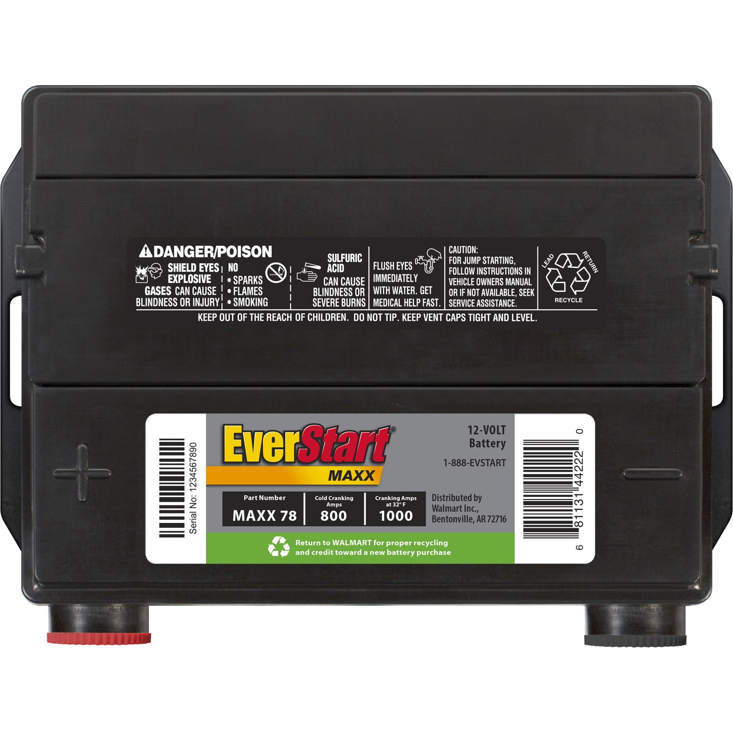 Buy Everstart Maxx Lead Acid Automotive Battery Group Size N