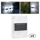 thumbnail image 3 of Lámpara de Pared Gloria 4 Piezas LED Blanco para Iluminación de Patio, 3 of 8