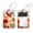 multicolored 3, variant on PhooArto 2 PCS Luggage Tag for Suitcase Bag Tags for Backpacks Baggage Handbag School Instrument Tag Label, Birds on Wire Sundown