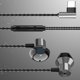 thumbnail image 3 of 9D Stereo Bass Gaming Headset Control de cable Auriculares internos Auriculares para juegos de música Suministros para auriculares Inevent EL5026-02, 3 of 6