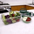thumbnail image 2 of Plastic Storage Jars Leak Proof Plastic Salad Storage Container with Lid for Meal Prep, Picnics, Lunch, 2 of 9