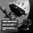 thumbnail image 3 of Ramsay's Expression LED USB Rechargeable Bike Tail Light Set, 5-in-1 Bicycle Alarm, with Turn Signals Brake Light, Black, 3 of 9