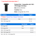 thumbnail image 2 of Flywheel Bolt - Compatible with 1985 - 1993 Dodge D150 Base 1986 1987 1988 1989 1990 1991 1992, 2 of 2