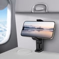 thumbnail image 3 of Travel Holder for Lenovo Tab P12/Pro - Phone Mount Desktop Stand Airplane 360 Degree Rotation Cradle Hands Free Clamp, 3 of 7