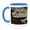 Blue/White, variant on 3drose, Panther or Ocelot Gecko, Paroedura Pictus, Licking Eye., 15oz Mug