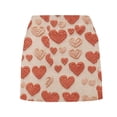 thumbnail image 6 of CPNG Girl's Athletic Skorts Sporty Skirts with Shorts High Waisted Stretchy Skort Casual Heart Print Sporty Skorts, 6 of 6