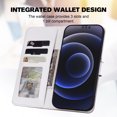 thumbnail image 2 of Allytech Wallet Case for iPhone 11 Pro with Cute Cartoon Pattern, 3 Card Slots + 1 Cash Slot + Wrist Strap, Premium PU Leather Stand Magnetic Clasp Shockproof Protective Case, Gray, 2 of 8
