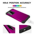 thumbnail image 5 of Dteck Shockproof Case For Samsung Galaxy S20 Ultra / S20 Ultra 5G (2020 Release), Full-Body Dual Layer Rugged Case with Tempered Glass Screen Protector Cover, Purple, 5 of 11