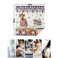thumbnail image 4 of Fall Pumpkins Cloth Napkins Set of 8 Reusable Dinner Napkins, Thanksgiving Wildflowers Grape Leaves Farmhouse Cocktail Napkin Washable Table Napkins for Wedding/Holiday Party/Baby Shower 20"x20", 4 of 7