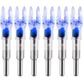 thumbnail image 1 of 6PCS X Lighted Nocks for Arrows with .204 .233 .244 .246 Inside Diameter with H, S, GT Bushings High-Visibility LED Arrow Nocks, ON/Off Switch Included, 1 of 7