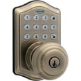 thumbnail image 3 of Honeywell Door Locks, Antique Brass Doorknob Digital Electronic Entry Knob Door Lock, 8732101, 3 of 14