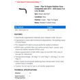 thumbnail image 2 of Lower - Line To Engine Radiator Hose - Compatible with 2015 - 2020 Acura TLX 3.5L V6 GAS 2016 2017 2018 2019, 2 of 2