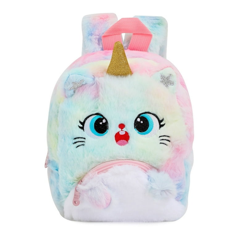 Fuzzy unicorn backpack walmart cheap