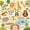 Beige, variant on Manfei Kawaii Giraffe Twin Sheets,Jungle Theme Print Bedding,Beige,3 Pieces,1 Fitted Sheet and 1 Pillowcase