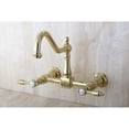 thumbnail image 4 of Kingston Brass Wall Mount Kitchen Faucets With Matte Black Finish KS1240TAL, 4 of 7