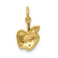 thumbnail image 3 of FB Jewels 14K Yellow Gold Diamond Apple Charm Pendant, 3 of 4