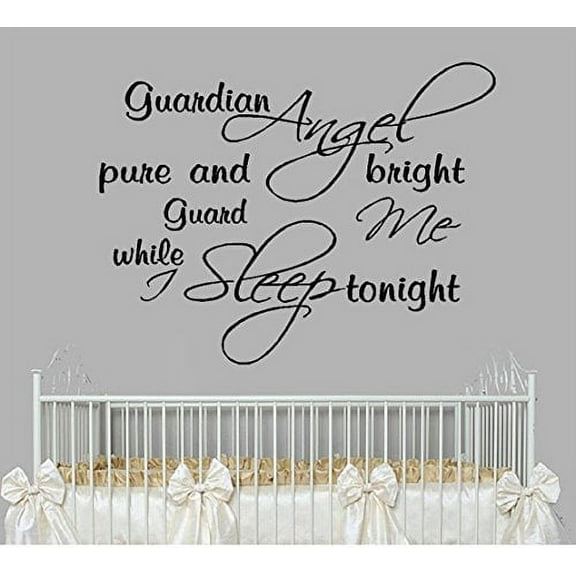 Decal ~ GUARDIAN ANGEL #2 ~ WALL DECAL 20" X 26"