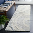 thumbnail image 2 of SAFAVIEH Fifth Avenue Deangelo Abstract Runner Rug, Blue/Ivory, 2'3" x 14', 2 of 11