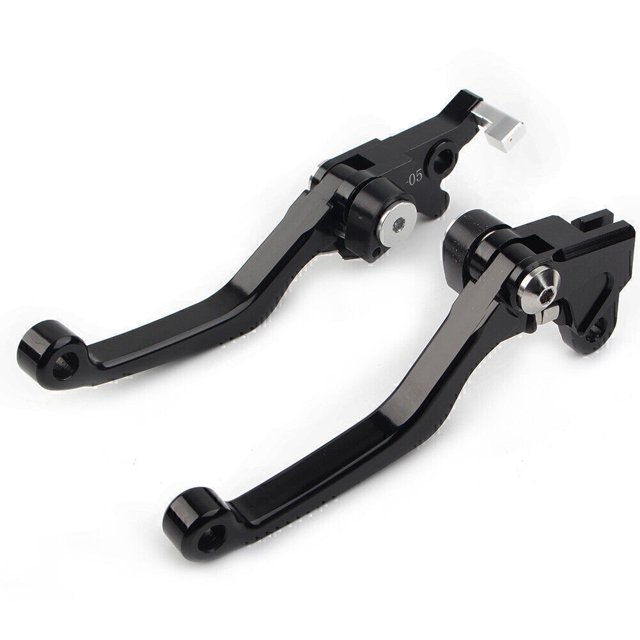 Palanca de freno y embrague para manillar de motocicleta Honda XR250 1995-07 XR400 NEGRO