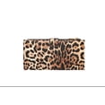 thumbnail image 6 of Daisy Rose Women’s Multi Card Wallet PU Vegan Leather Clutch RFID Blocking Organizer Card Holder with Zipper Pockets - Leopard, 6 of 7