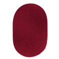 thumbnail image 1 of Rhody Rug S157R096X096 Solid 8' Round Wool Rug Red, 1 of 1