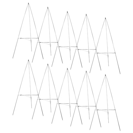 Ashland 30” Metal Easel with Floral Arrangements Pictures Signs Bulk (10 Pack)