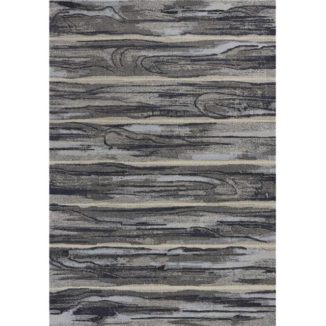 HomeRoots 352510 Tapis en Polypropylène Gris 5 Pi. 3 Po. x 7 Pi. 7 Po.