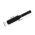 thumbnail image 3 of Par De Grilletes Sportisimo Correas Para Tobillo Gym Gluteo malubero  NEGRO, 3 of 4
