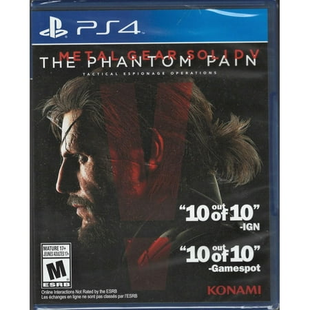 Metal Gear Solid V: The Phantom Pain PS4 (Brand New Factory Sealed US Version) P