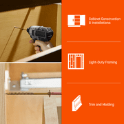 ITW Brands 5149786 8 x 2.8 in. Low-Profile Cabinet Screw