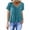 Sky Blue, variant on LEKODE Women's Linen Shirt Short Sleeve V Neck Cute Shirts Loose Dressy Casual Blouses Plus Size Tops Loose Fit Tunic Plain Workout Tops Work Shirts Sky Blue S