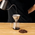 thumbnail image 4 of Pour Over Coffee Dripper Filter, Reusable Stainless Steel Pour Over Coffee Maker Cone,Paperless Coffee Filter,Coffee Mesh Filters for 1-4 Cup, 4 of 8
