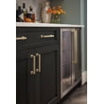 thumbnail image 3 of Amerock Lintel 18 inch (457mm) Center-to-Center Golden Champagne Appliance Pull, 3 of 7