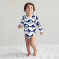 thumbnail image 4 of Xecao Cartoon Iceberg Polar Bear Print Baby unisex-baby Cotton Long-sleeve Bodysuits-18 Months, 4 of 6