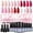 Nail Polish Set E, variant on Morovan 10-Color Light Pink Sheer Gel Nail Polish Set with Base Coat, Top Coat & Matte Top Coat, Soak Off LED Polish DIY at Home Salon Gifts for Women Girls