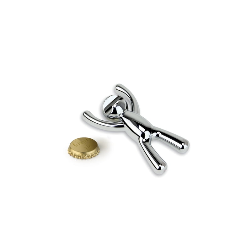 Abridor De Garrafas Drinking Buddy Titanium Pássaro Ônix Umbra - Ela Decora