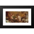 thumbnail image 2 of Angelo Trentin 14x9 Black Modern Framed Museum Art Print Titled - Allegory of Painting (1880), 2 of 5