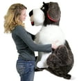 thumbnail image 3 of American Made Life Size Stuffed Saint Bernard 38 Inch Soft Big Plush Dog Whimsical Pooch, 3 of 6
