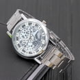 thumbnail image 4 of Resicozy Casual Stainless Watchea for Men Big Face Quartz Watch Classic Numeral Dial Dress Watch Silver, 4 of 7