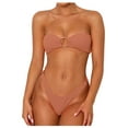 thumbnail image 2 of LSLJS Women's Bikini Set Swimsuit Two Piece Filled Bra Swimwear Beachwear, 2 of 8