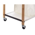 thumbnail image 5 of TRINITY BASICS® 2-Bag Bamboo Laundry Cart - Bronze Poles, 5 of 7