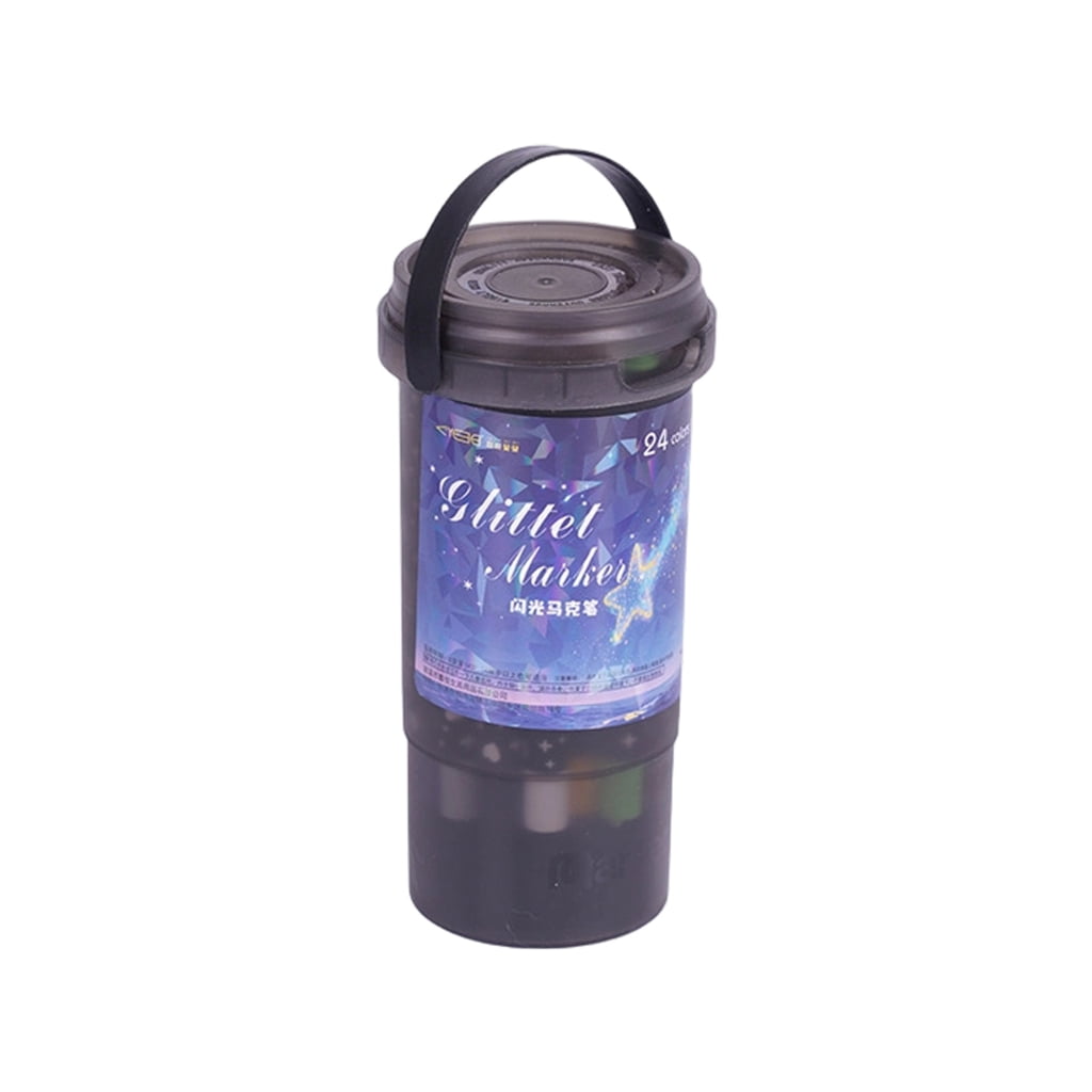 Sparkles Gel Ink Soft Brush Marker for Creative Drawing and Handmade Crafts