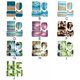 thumbnail image 3 of Juego de 4 cortinas de baño Patgoal con alfombras, juego de cortinas de ducha, juego de accesorios de baño, juego de accesorios de baño, cortina de baño, juego de cortinas de ducha con alfombras, 3 of 8