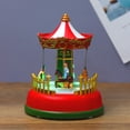 thumbnail image 4 of WRXMIJNHGSA Desktop Ornament Under $15 Music Box Christmas Mini Luminous Music Ferris Wheel Animated Desktop Decoration Music Box With Light Musical Christmas Animated Mini, 4 of 9