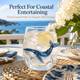 thumbnail image 4 of 3D Ocean Animal Glassware, Sculpted Marine Animal Wine Cup, Octopus Seahorse Crab Turtle Whale Shark Glass for Coastal Decor and Home Bar, 4 of 7