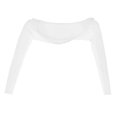 thumbnail image 2 of Mujer Golf Mantón Mangas Guantes Protector Solar Para Escalada Ciclismo Golf L Blanco Sunnimix Puño de chal de golf para mujer, 2 of 8