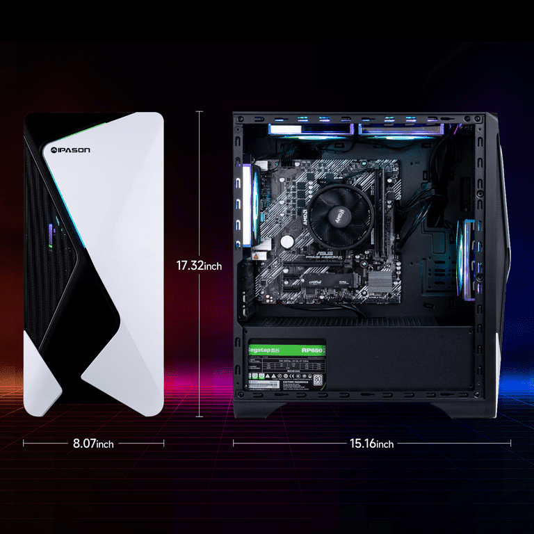 自作PC Ryzen 5 5600G/16GB/SSD 1TB/10GbE Zhic Gaming Desktop PC, Amd Ryzen 5 5600G, AMD Radeon