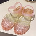thumbnail image 7 of JAJAHO Jelly Sandals For Girls Open Toe Princess Summer Dress Shoes Fisherman Water Beach Flat Sandals For Kids Toddler Lovely Shoes, 7 of 7